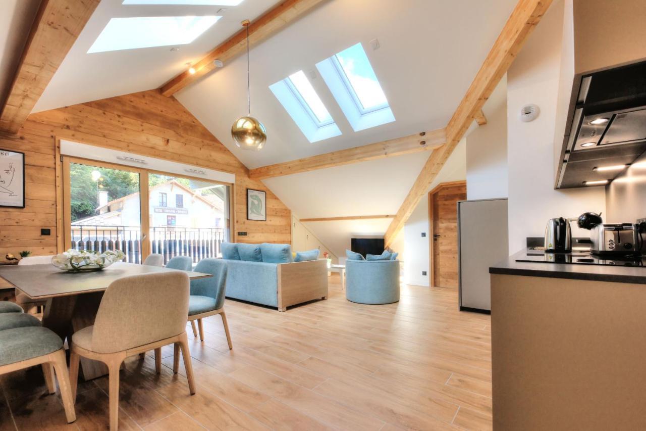 Immobilier De Montagne - La Collection - La Telecabine Apartment Saint-Gervais-les-Bains Luaran gambar