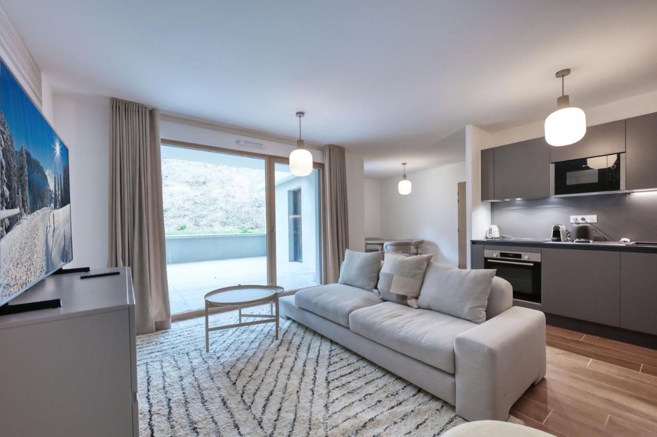 Immobilier De Montagne - La Collection - La Telecabine Apartment Saint-Gervais-les-Bains Luaran gambar